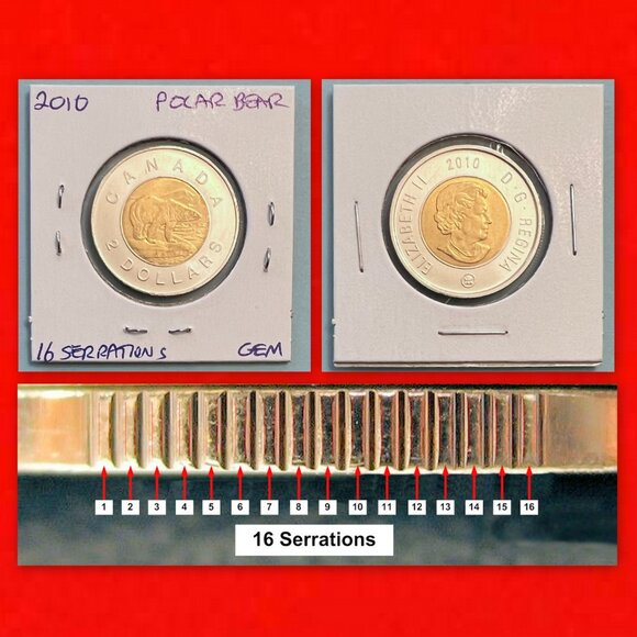 Canada 2010 Highly Collectible Set of 3 x $2 Toonies! - Picture 8 of 16